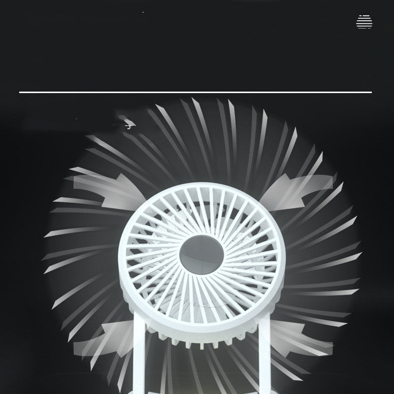 Mini Handheld Fan with LED Night Light