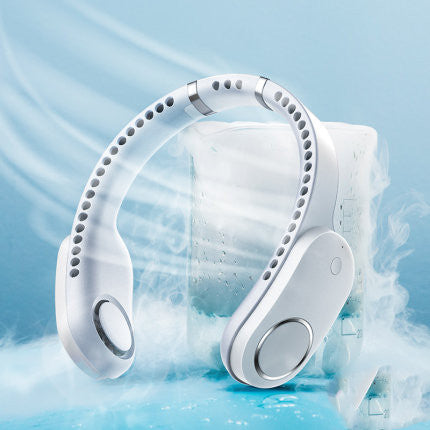 Ultra-Quiet Hanging Neck Fan for Cooling - Mini USB Fan