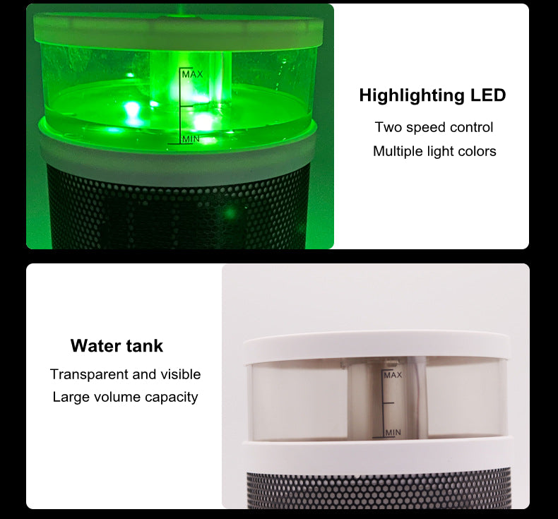 3-in-1 Heater & Humidifier with Night Light