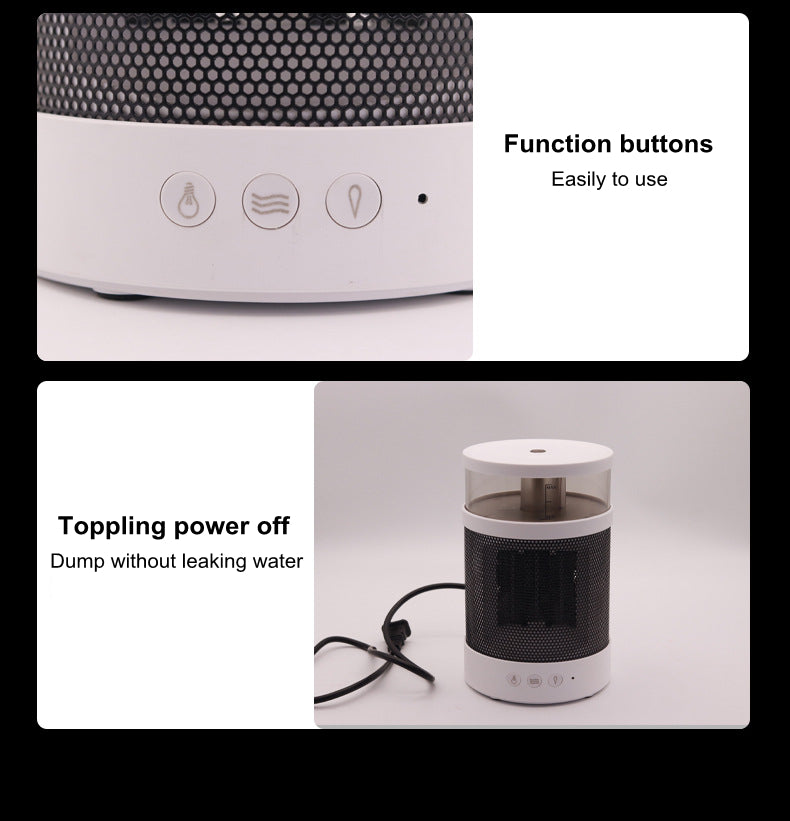 3-in-1 Heater & Humidifier with Night Light