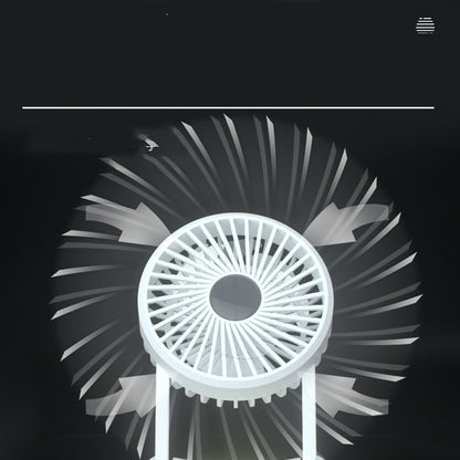 Mini Handheld Fan with LED Night Light